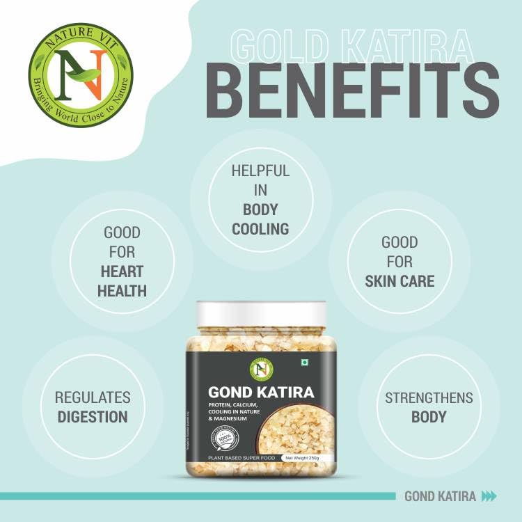 NatureVit Pure Natural Gond Katira [Edible Gum]