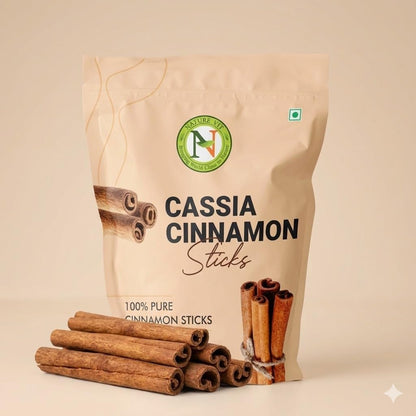 NatureVit Cinnamon Sticks – Whole Dalchini for Aromatic Cooking