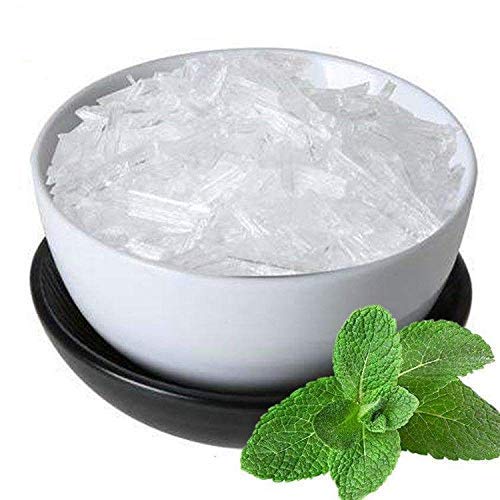 NatureVit Menthol Crystals | Natural Peppermint Crystals | For Inhalation, Skin, Hair, DIY Beauty & Aroma Therapy