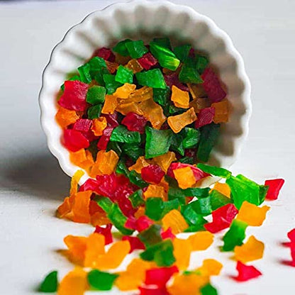 NatureVit Cherry Tutti Frutti | Vibrant Cake & Dessert Topping | Ideal for Ice Cream, Cookies & Pastries