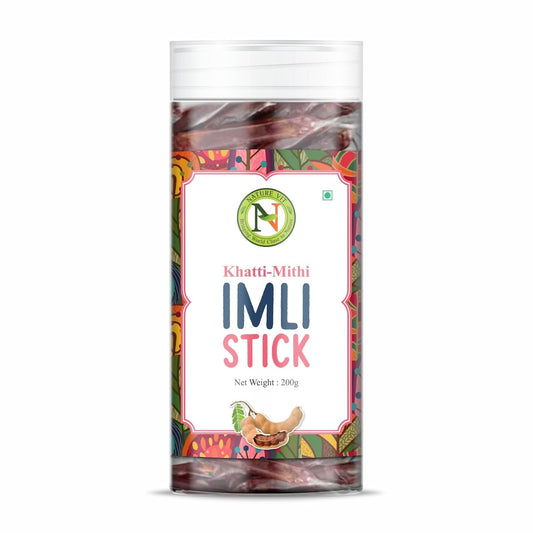 NatureVit Imli Candy Sticks – Khatti Meethi Tamarind Stick Candy | Sweet & Sour Mouth Freshener | Tangy Digestive Treat