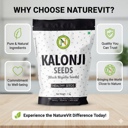 NatureVit Nigella Seeds (Kalonji)
