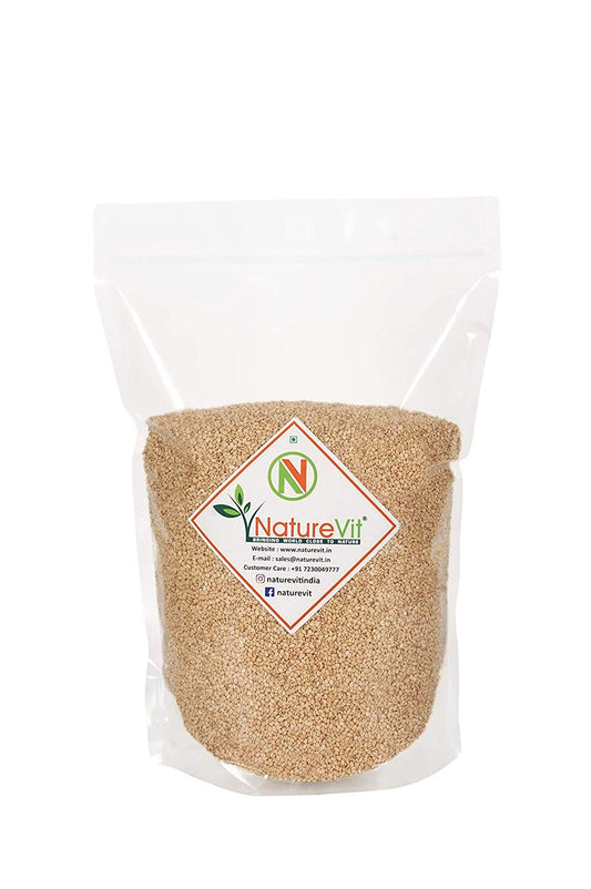 NatureVit White Sesame Seeds – Premium Quality Raw Til for Cooking & Baking