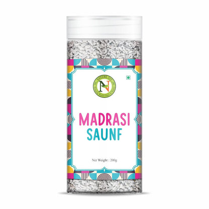 NatureVit Madarasi Saunf | Sweet Minty Fennel Digestive Mukhwas