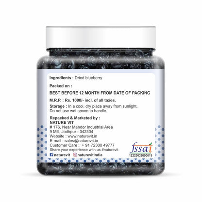 Nature Vit Dried Blueberries – Healthy Snack Rich in Antioxidants