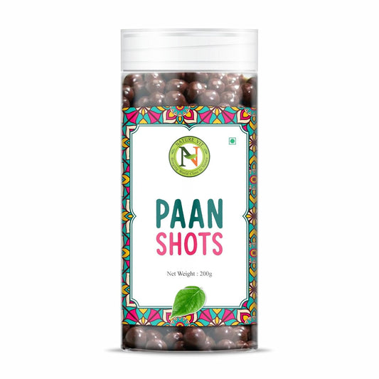 Naturevit Paan Shot | Strong Paan Flavour Candy with Betel Leaf, Gulkand & Spices | Mouth Freshener Candy for All Ages