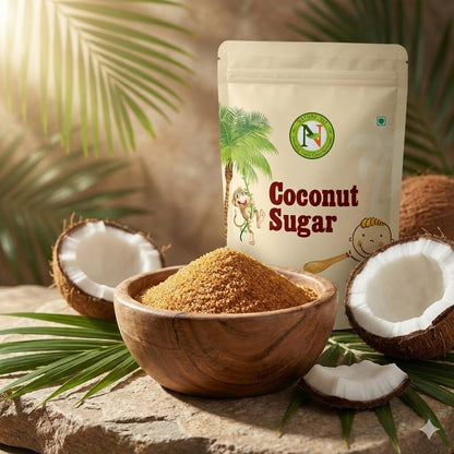 NatureVit Coconut Sugar  – Unrefined, Natural Sweetener, Gluten-Free