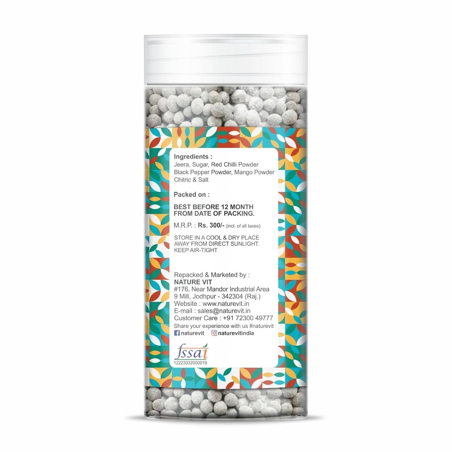 NatureVit Digestive Jeera Goli  – Natural Mouth Freshener