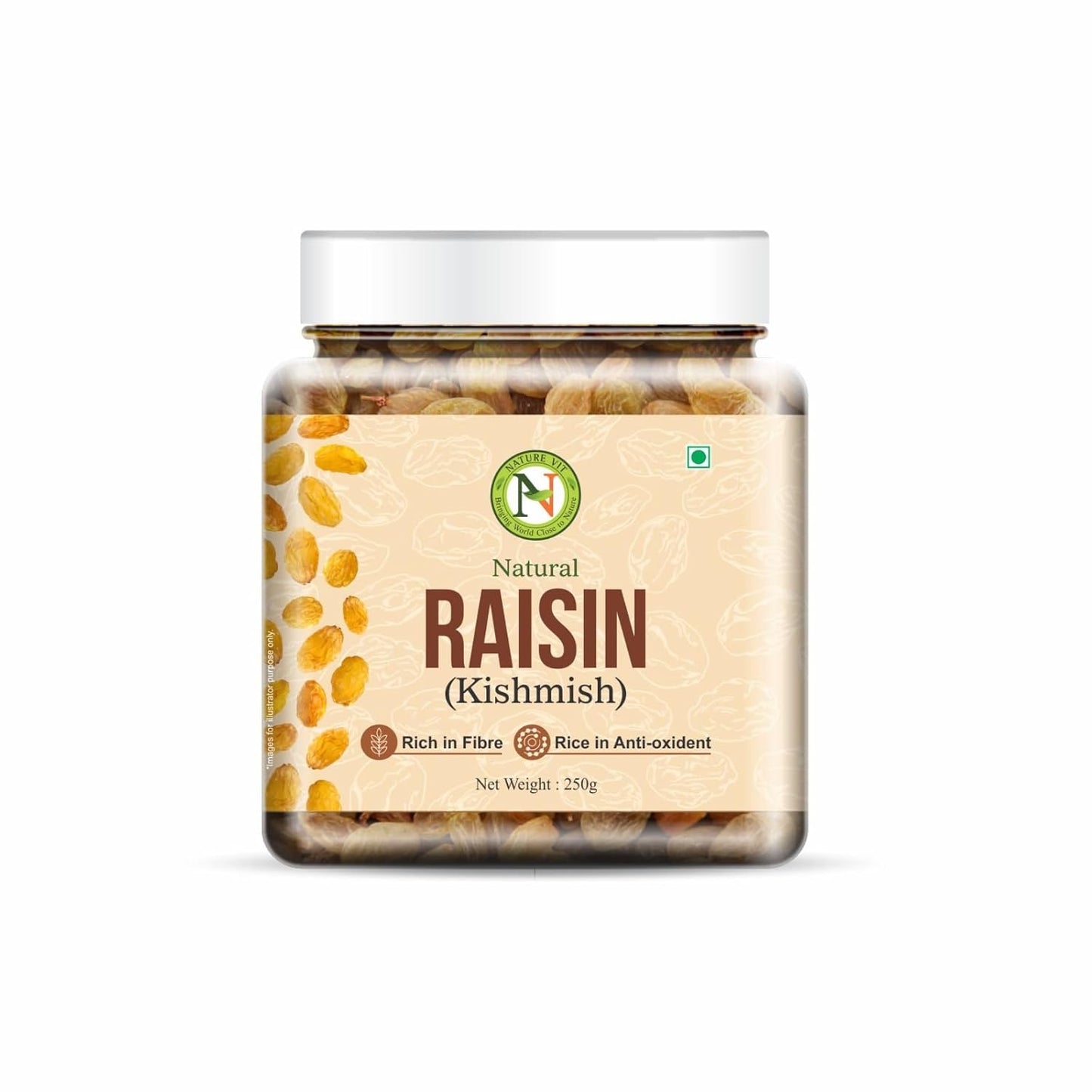 NatureVit Mixed Dry Fruits Combo – Premium Almonds, Cashews, Pistachios, Raisins, Anjeer & Walnuts