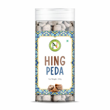 NatureVit Hing Peda - Heeng Digestive Peda Mouth Freshener with Asafoetida & Spices – Sweet-Salty Pachak Delight for After Meals