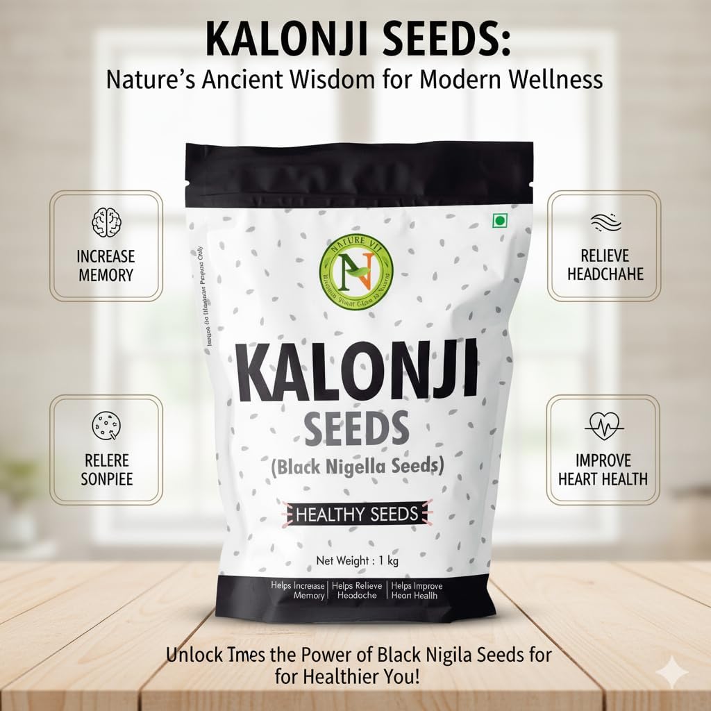NatureVit Nigella Seeds (Kalonji)