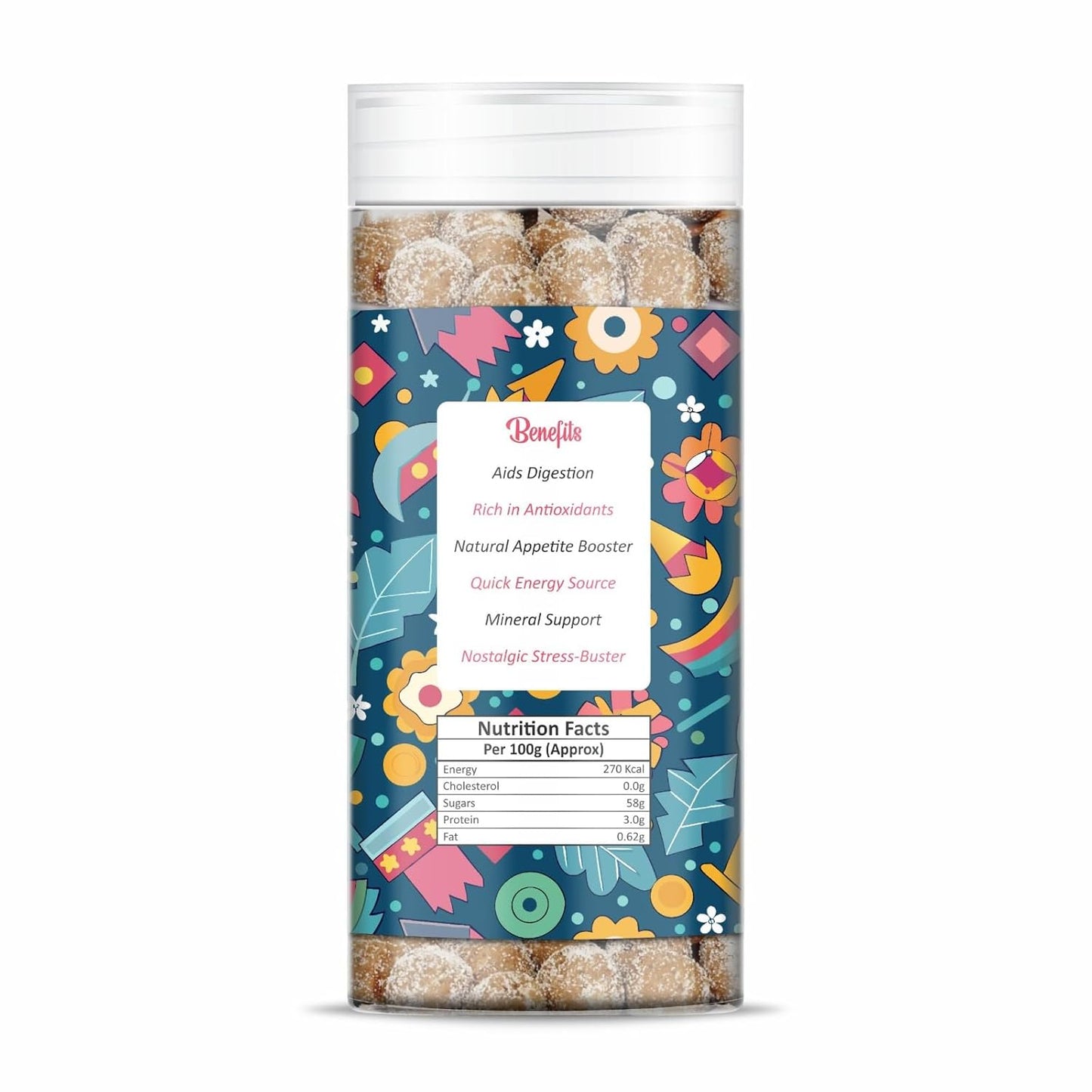 NatureVit Imli Gatagat Candy – Sweet & Sour Tamarind Churan Goli | Khatti-Meethi Mouth Freshener & Digestive Treat | Vegetarian