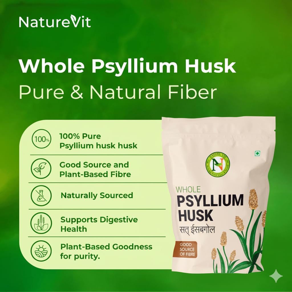 NatureVit Psyllium Whole Husk [Sat-Isabgol]