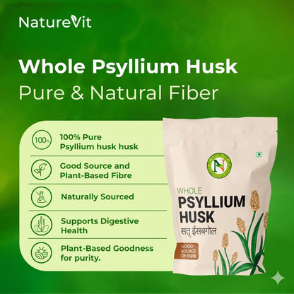 NatureVit Psyllium Whole Husk [Sat-Isabgol]