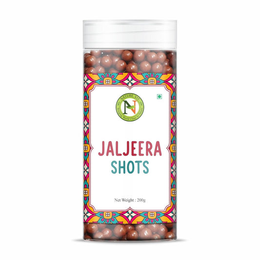NatureVit Jaljeera Shot Candy| Tangy Spiced Instant Jaljeera Flavor Mouth Freshener Goli | Digestive & Breath-Refreshing Treat
