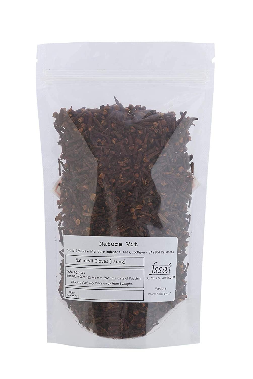 NatureVit Whole Cloves – Premium Laung Sev for Culinary & Health Benefits