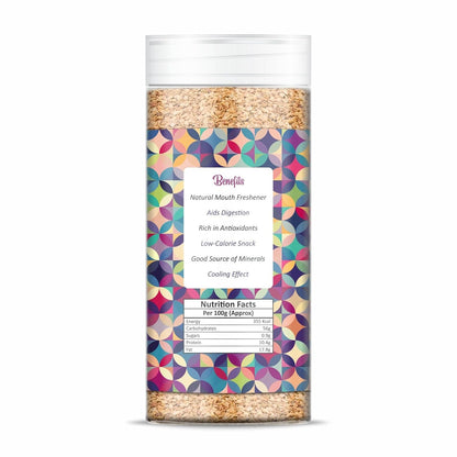 NatureVit Roasted Dhana Dal Mukhwas – Premium Split Coriander Seeds Mouth Freshener