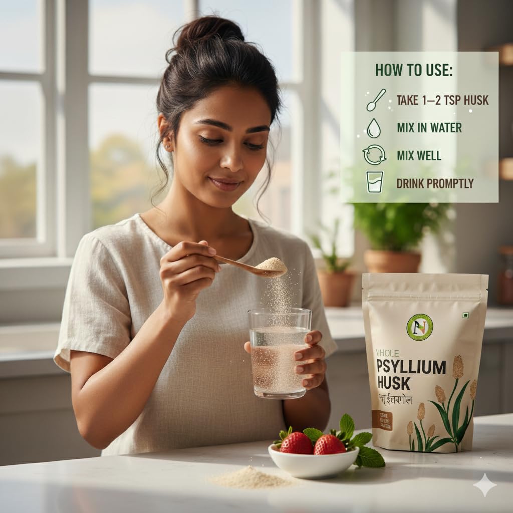 NatureVit Psyllium Whole Husk [Sat-Isabgol]