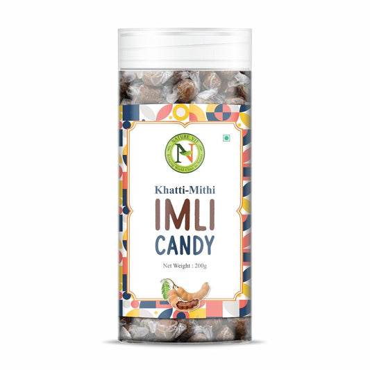 NatureVit Imli Candy | Khatti Meethi Imly, Chulbuli Emli Tamarind Twist Candy, Twisted Emly | Tamarind Candy Soft Chewy Digestive Treat
