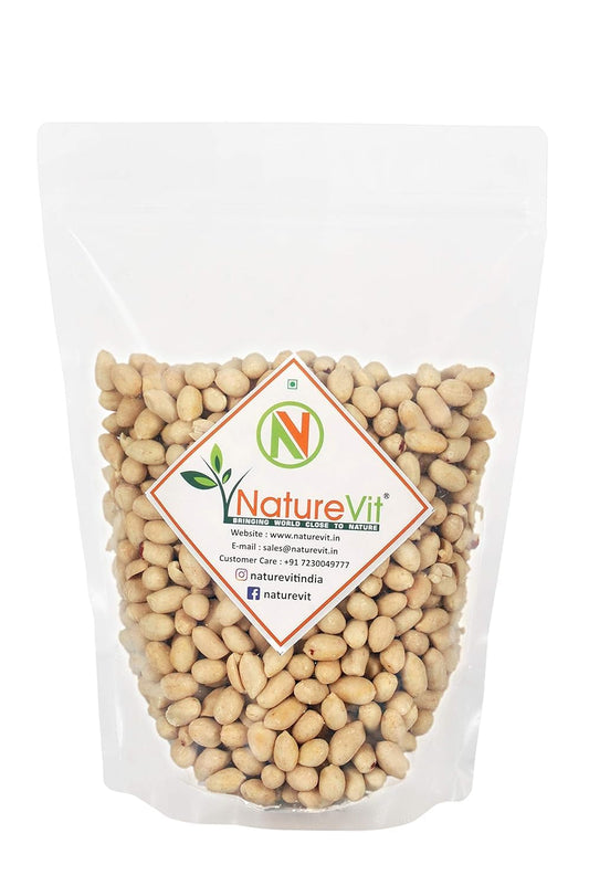 NatureVit Roasted Unsalted Peanuts – Skinless, Healthy Snack from Gujarat