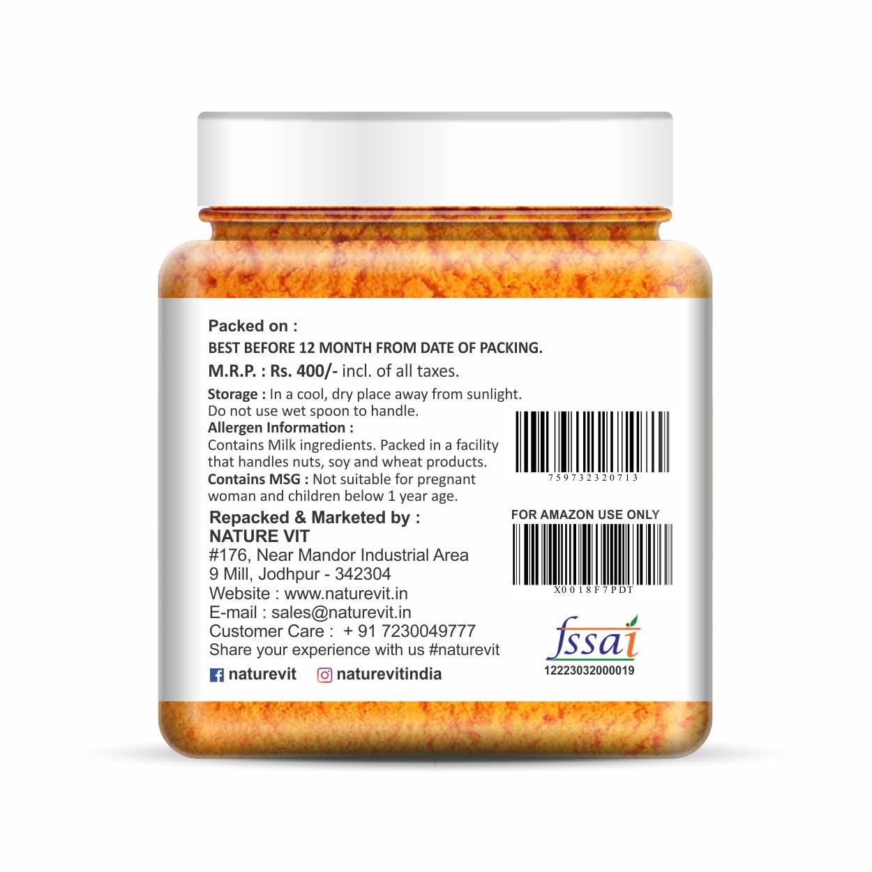 NatureVit Cheddar Cheese Powder