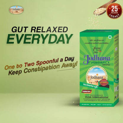 Jodhana Psyllium Whole Husk | Sat-Isabgol Bhusi | Fiber Rich Whole Husk For Weight Control