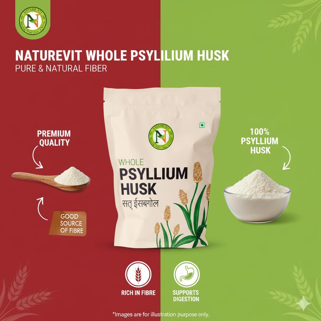 NatureVit Psyllium Whole Husk [Sat-Isabgol]