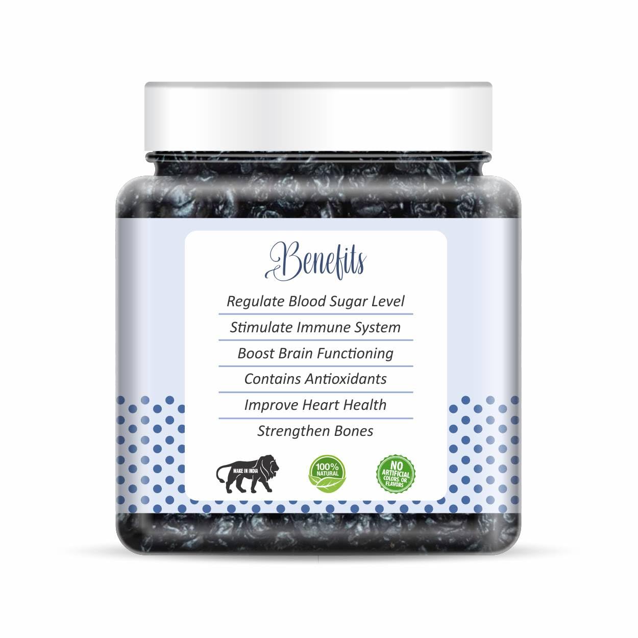 Nature Vit Dried Blueberries – Healthy Snack Rich in Antioxidants