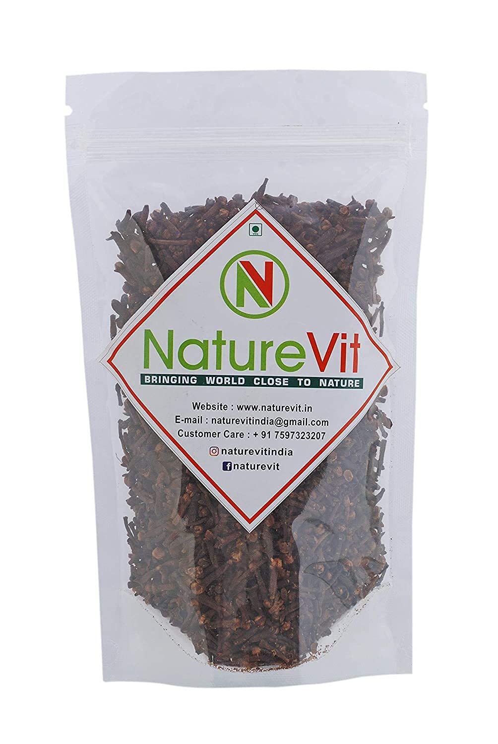 NatureVit Whole Cloves – Premium Laung Sev for Culinary & Health Benefits