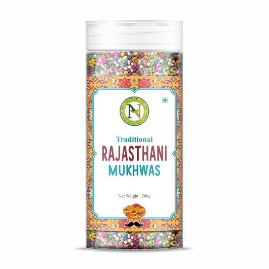 NatureVit Rajasthani Paan Mukhwas – Royal Rajasthani Meetha Paan Mix with Rose, Fennel & Cardamom – Mouth Freshener
