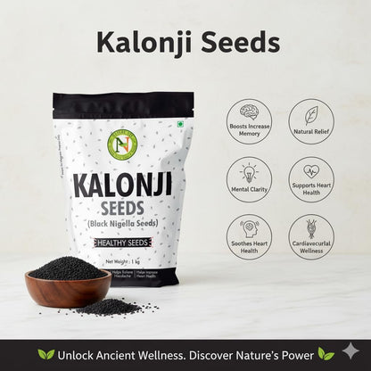 NatureVit Nigella Seeds (Kalonji)