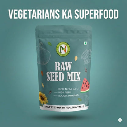NatureVit 5-in-1 Raw Mix Seeds  – Healthy Vegan Superfood Snack