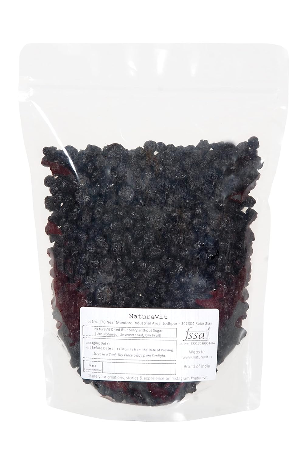 Nature Vit Dried Blueberries – Healthy Snack Rich in Antioxidants
