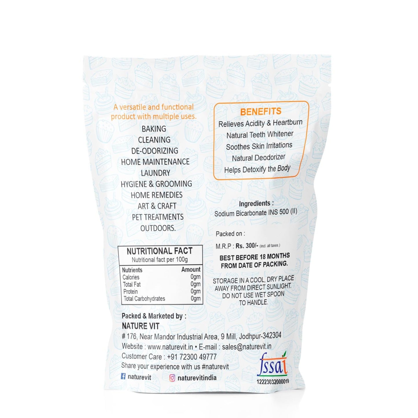 NatureVit Baking Soda