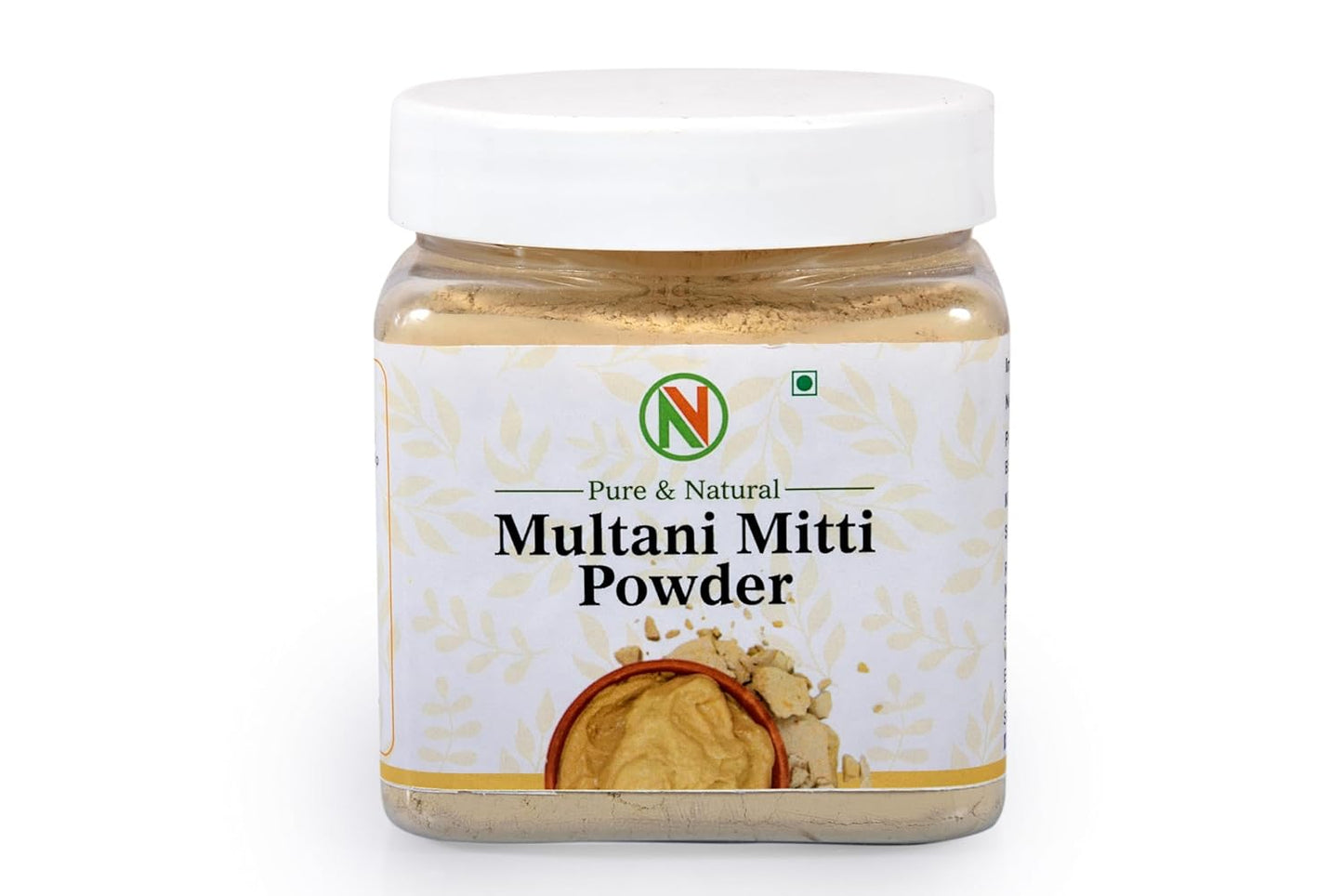 NatureVit Multani Mitti Powder For Face | Skin And Hair | Fuller's Earth | Bentonite Clay | 100% Pure & Naturally | Skin Face Clays