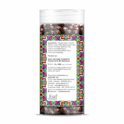 Naturevit Paan Shot | Strong Paan Flavour Candy with Betel Leaf, Gulkand & Spices | Mouth Freshener Candy for All Ages