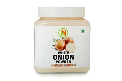 NatureVit White Onion Powder | Dehydrated & Ground White Onion | Natural Seasoning | Perfect for Cooking, Sauces, Soups, and Marinades