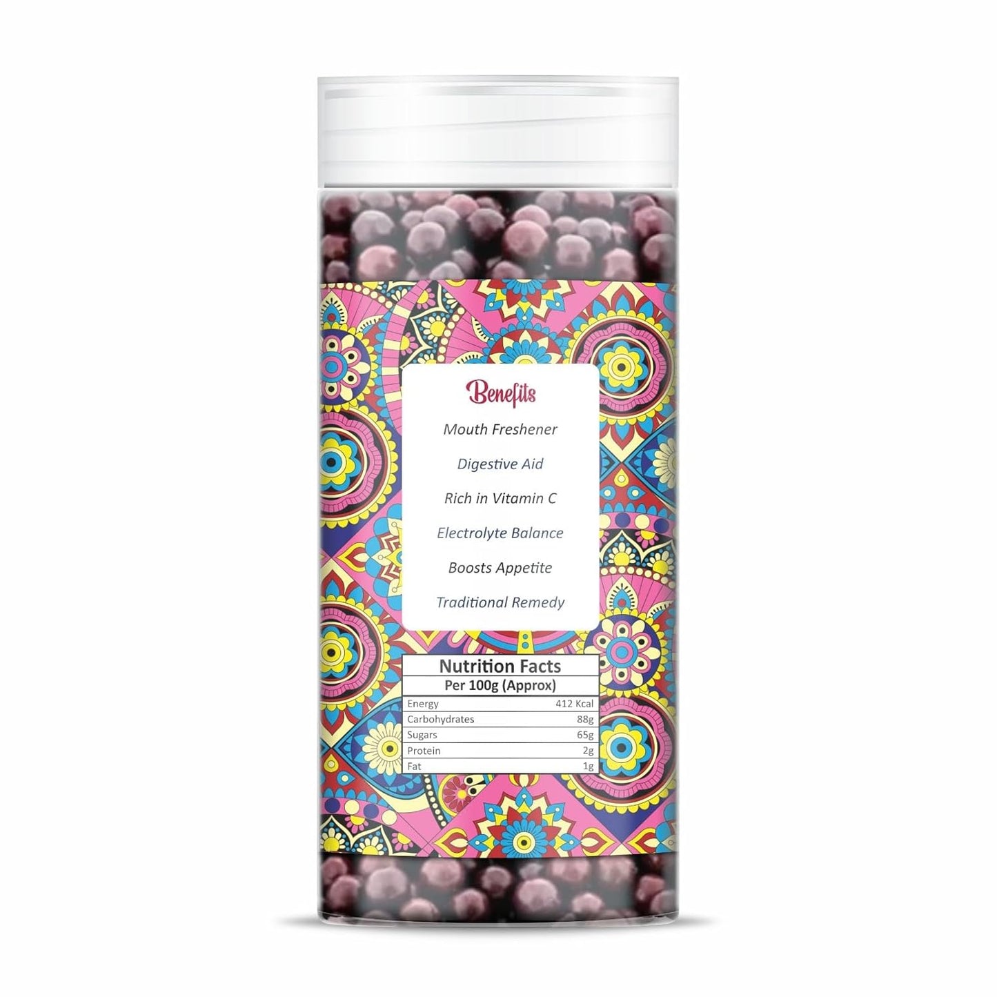 NatureVit Borkut Shot Candy – Sweet-Tangy Jujube (Ber) Goli/Ber Shot Mouth Freshener & Digestive Treat | Vegetarian
