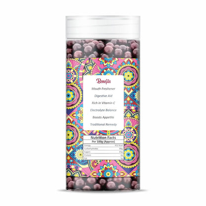 NatureVit Borkut Shot Candy – Sweet-Tangy Jujube (Ber) Goli/Ber Shot Mouth Freshener & Digestive Treat | Vegetarian