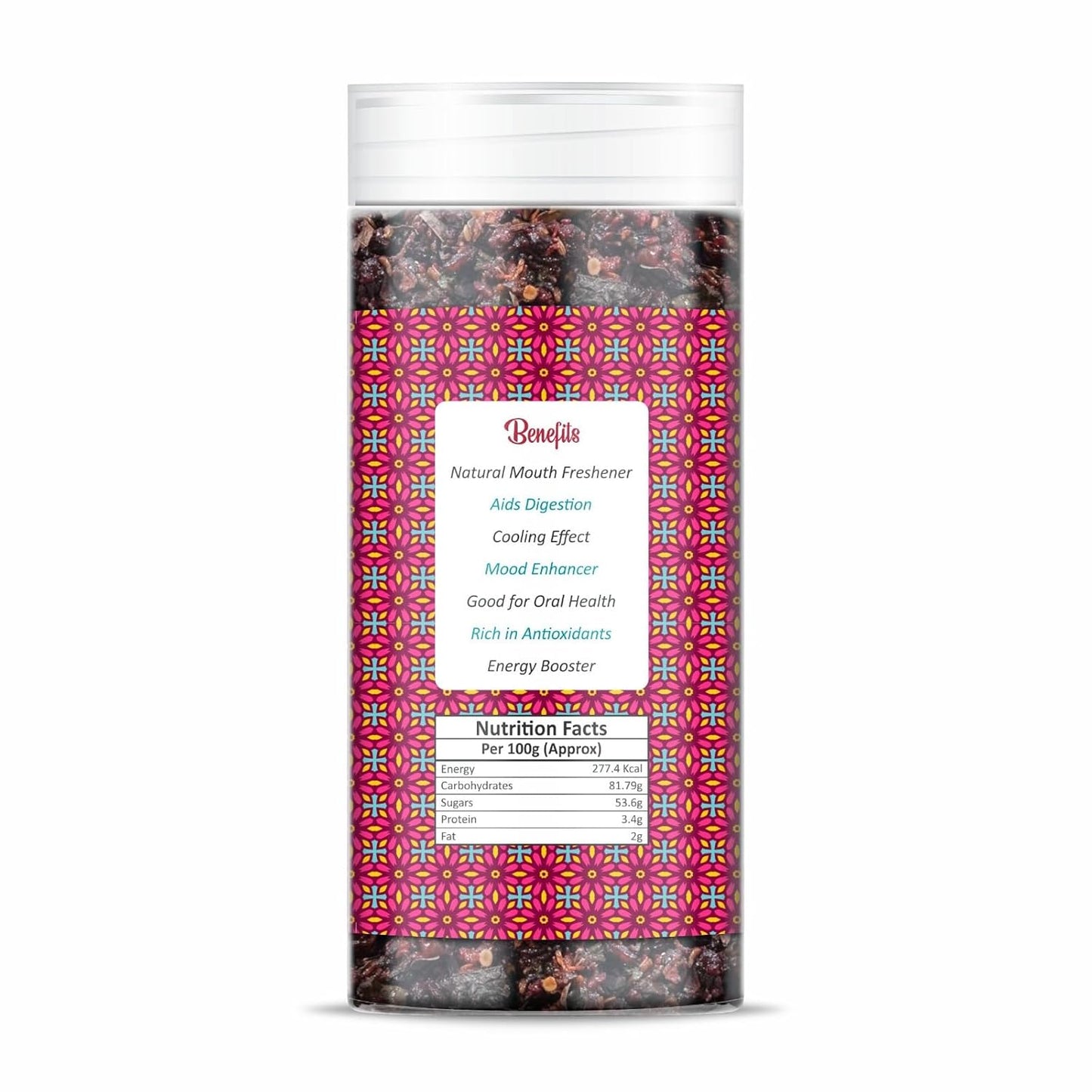 NatureVit Banarasi Paan Mouth Freshener | Sweet Banarasi Meetha Paan Mix with Gulkand, Betel Leaf & Fennel