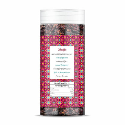 NatureVit Banarasi Paan Mouth Freshener | Sweet Banarasi Meetha Paan Mix with Gulkand, Betel Leaf & Fennel
