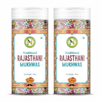 NatureVit Rajasthani Paan Mukhwas – Royal Rajasthani Meetha Paan Mix with Rose, Fennel & Cardamom – Mouth Freshener