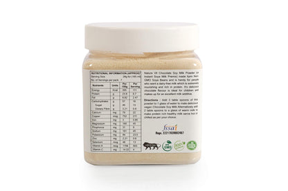NatureVit Chocolate Soya Milk Powder  – Vegan, Non-GMO, 25% Protein