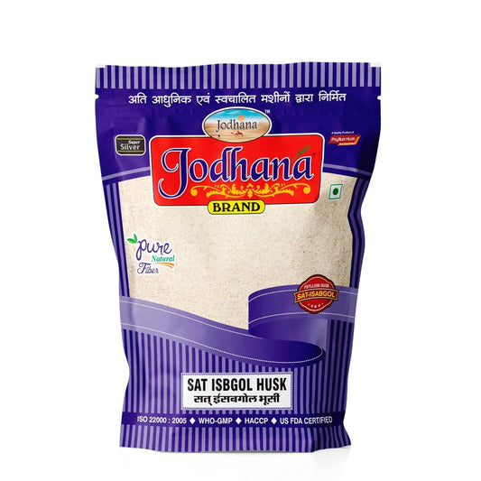 Jodhana Psyllium Whole Husk | Sat-Isabgol Bhusi | Fiber Rich Whole Husk For Weight Control