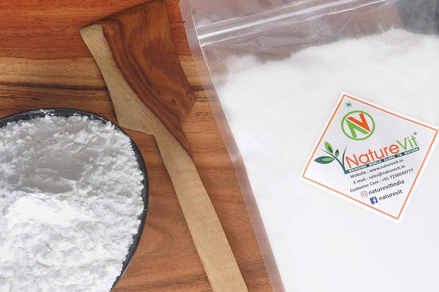 NatureVit White Onion Powder | Dehydrated & Ground White Onion | Natural Seasoning | Perfect for Cooking, Sauces, Soups, and Marinades