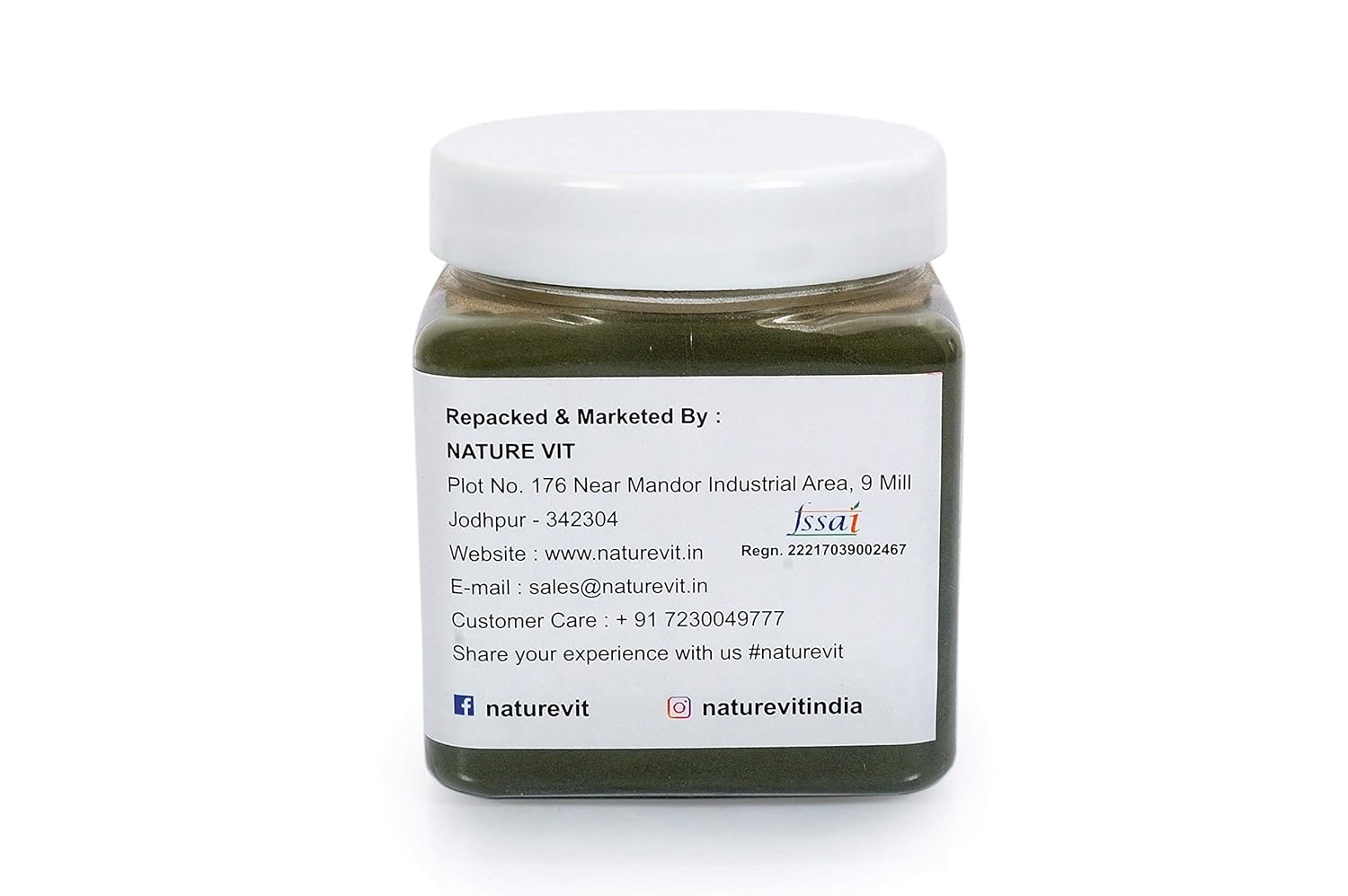Nature Vit Natural Spirulina Powder | Vegan Superfood | Detox Supplement | Protein & Mineral-Rich | Immunity & Energy Booster