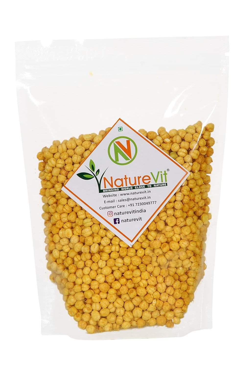 NatureVit Roasted Masala Desi Chana – Healthy Indian Snack