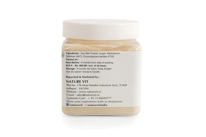 NatureVit Chocolate Soya Milk Powder  – Vegan, Non-GMO, 25% Protein