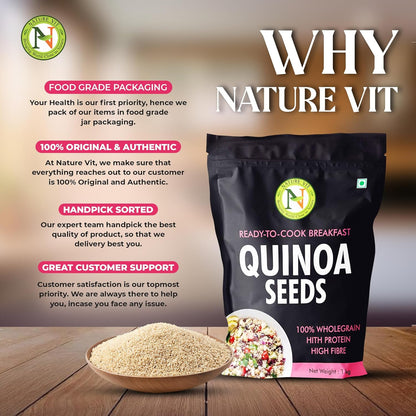 NatureVit Quinoa Seeds – Gluten-Free Superfood for Healthy Living