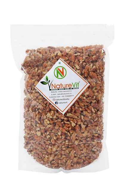 NatureVit Broken Walnut Kernels – Akhrot Without Shell, Natural